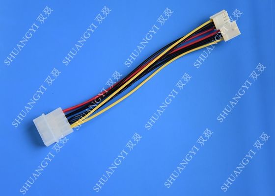 China Harde de Uitrustingsassemblage van de Aandrijvingshdd SSD Kabel, Molex aan de Dubbele SATA-Kabel van de Machtssplitser leverancier