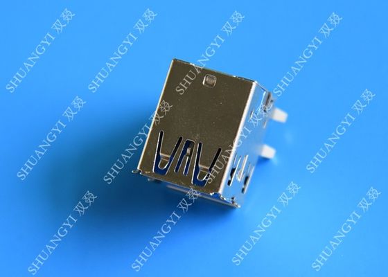 China Dubbele Micro- van Lagen Vrouwelijke USB Schakelaartype A Rechte hoek 8 de Hefboom van de Speldonderdompeling leverancier