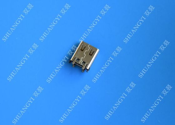 China Elektrosmt-ONDERDOMPELING 24 de Schakelaar USB van Speldusb 3,1 Typec Vrouwelijke 10000 Cycli leverancier