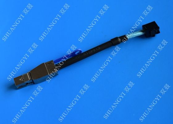 China De Kabel Externe HD Minisas van 0,3 M Zwarte SCSI Kabel sff-8643 tot sff-8644 Serie In bijlage leverancier