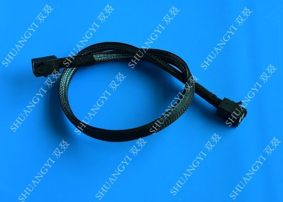 China HD minisas Kabel met Sideband 0,8 Meters/2.6ft Vouwbaar Flexibel 2 Pak leverancier