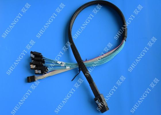 China 50cm sff-8087 aan 4x SATA - Interne Minisas aan de Omgekeerde Kabel van SATA leverancier