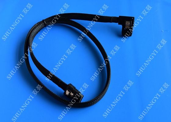 China Intern Minisas (sff-8087) 36Pin Rechte hoekmannetje aan Interne Minisas (sff-8087) 36Pin Mannelijke Kabel, 0,75 Meterr leverancier